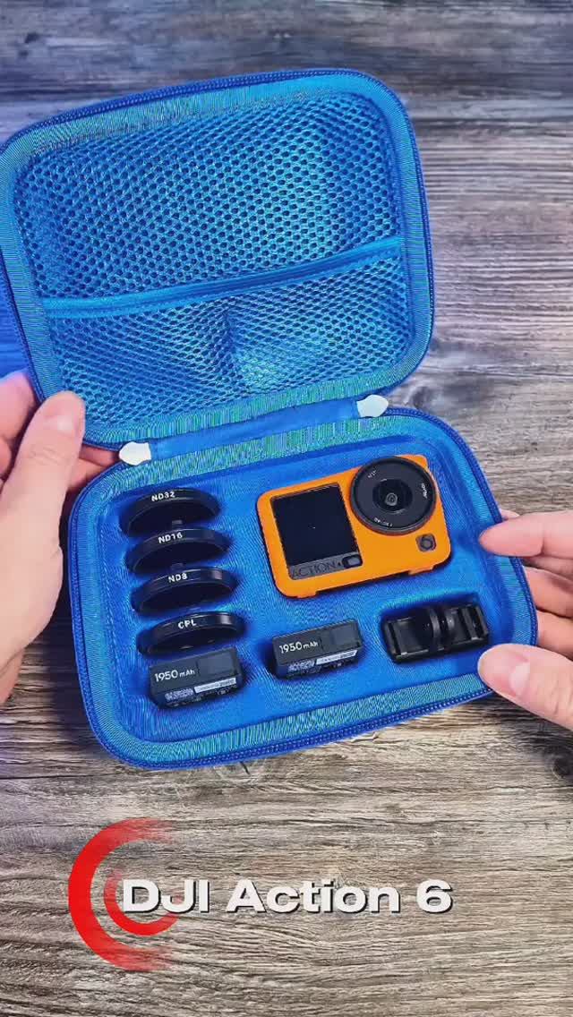 Жесткий кейс от Telesin для экшен камеры Dji Action 6 смотреть онлайн