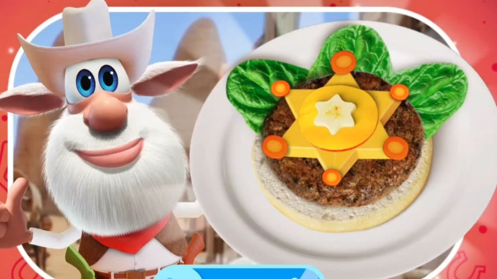 Буба повар готовим с Бубой. Прохождение. Буба повар. Игры для детей.