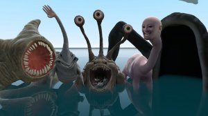 Мы Заплыли Слишком Далеко Против Монстра-морской Звезды И Пожирателя Морей