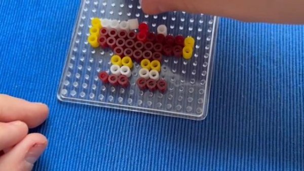 Термомозаика Спанч Боб | Полный процесс сборки | Pixel Art SpongeBob