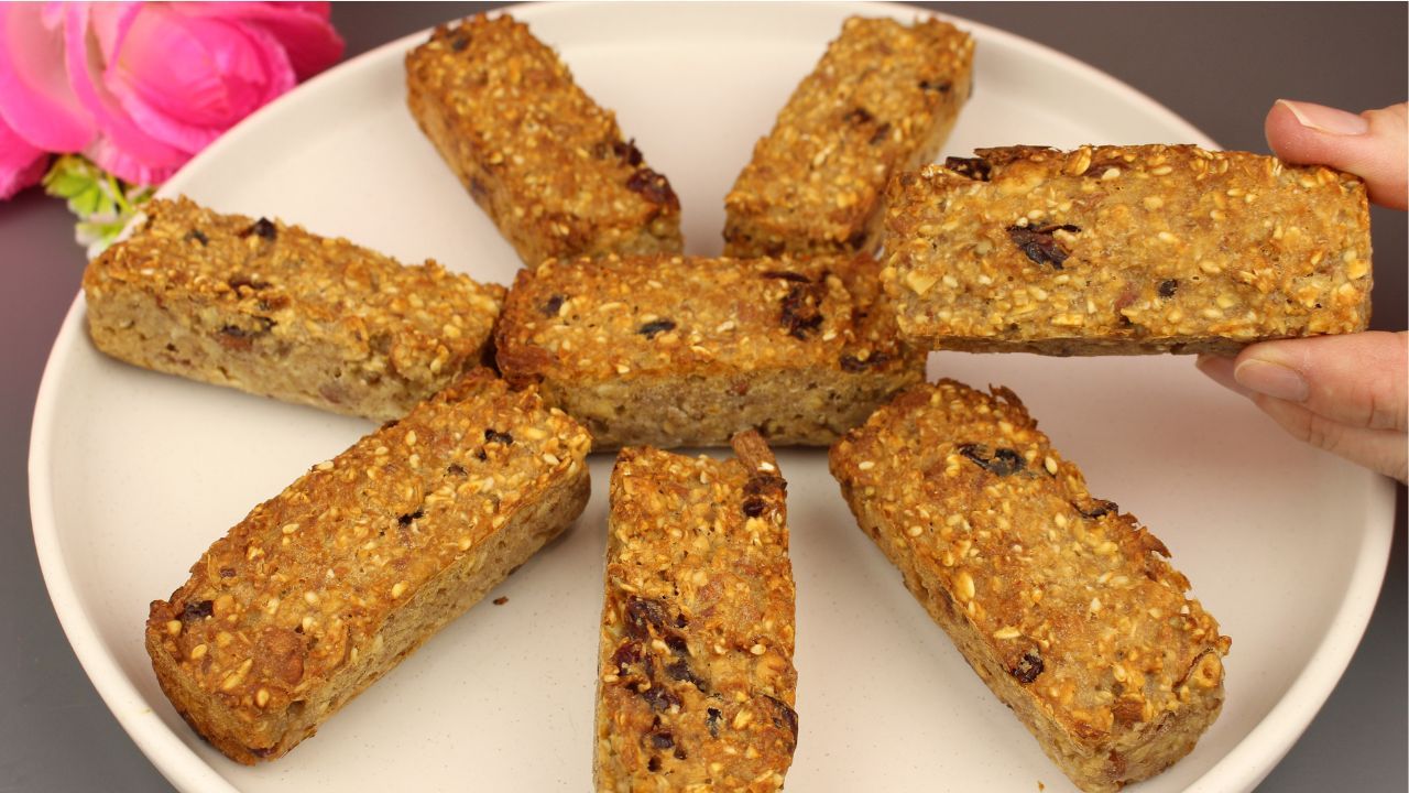 Овсяное печенье с клюквой без муки и без сахара. смотреть онлайн