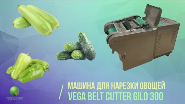 Машина для нарезки кабачка, огурца, зеленного перца кубиком и слайсом Vega Gilo 300 смотреть онлайн