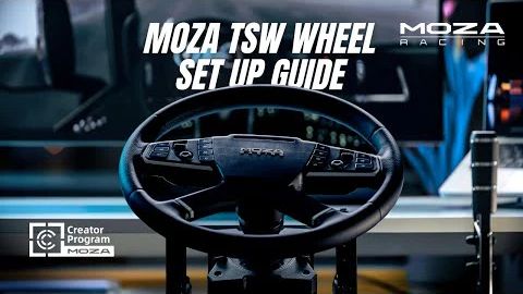 MOZA Racing TSW руль грузовой для симрейсинга, 400 мм, черный
