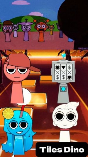 КТО ЛУЧШИЙ СПРУНКИ? уровень 118 - Мультики про Спрунке | МУЛЬТФИЛЬМЫ SPRUNKI в Tiles Hop