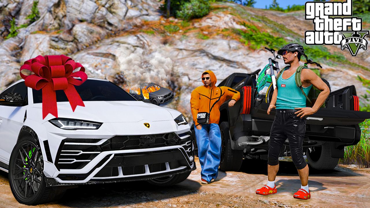 ОТЕЦ И СЫН В GTA 5 - ПОЕЗДКА С СЫНОМ НА ВЕЛОСИПЕДАХ НА ПРИРОДУ! МОЙ BMW X6M ВЗОРВАЛСЯ В ЛЕСУ 🌊ВОТЕР смотреть онлайн