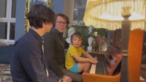 Гаврилушка. 02.02.2026 г. Когда в гостях старшие товарищи-пианисты - Ваня и Сева 🤍