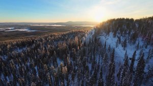 Седловатая зимой