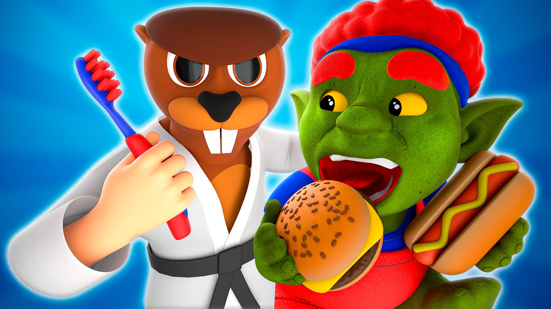 Тррр-Ра-Та-Та! против Монстров | D Billions Детские Песни смотреть онлайн