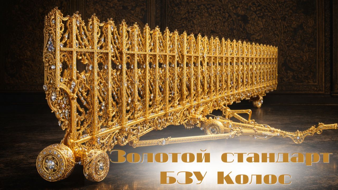 Работа БЗУ двухследной на жестких тягах Колос Воронеж