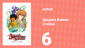 Бродяга Кэнсин 3 сезон 6 серия (аниме-сериал, 1996)