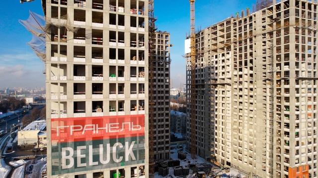 ЖК BeLuck — съёмка с воздуха январь 2026 смотреть онлайн
