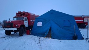 Мобильные пункты обогрева развернули на федеральной трассе «Дон» в Ростовской области