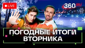 Погода 3 февраля и прогноз на завтра. Подмосковье. Прямой эфир на 360