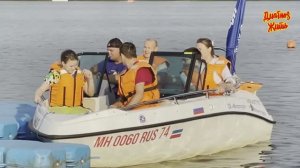 Впервые в жизни на катере