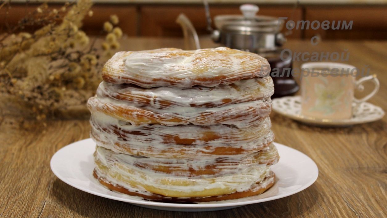 Пышки со сметаной. Домашняя выпечка. Готовим с Оксаной Валерьевной. смотреть онлайн