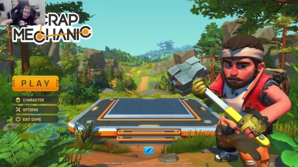 играем в Scrap Mechanic с другом
