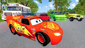 МУЛЬТИКИ ПРО МАШИНКИ: Молния Маккуин и сумасшедший спуск!