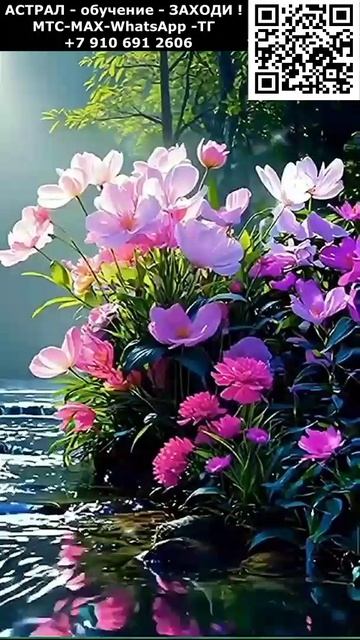 Фантастические красивые астральные цветы. Релакс #ИИ #красивый #позитивный #релакс #приятный смотреть онлайн