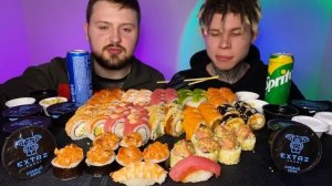 Mukbang ASMR|Подписывайтесь на канал🍣✨ 💜✨