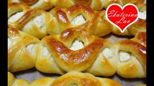 БУЛОЧКИ как ПУХ с творогом! Расстегаи! Лучшее дрожжевое тесто для булочек! Buns with cottage cheese!