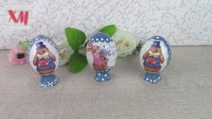 Легкий и быстрый декор яиц. Кракелюр и декупаж. ХоббиМаркет