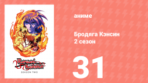 Бродяга Кэнсин 2 сезон 31 серия (аниме-сериал, 1996)