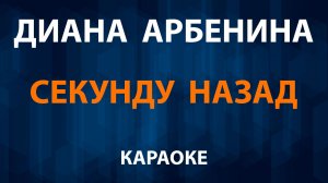 Диана Арбенина - Секунду назад (Караоке) Ночные Снайперы