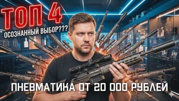 ТОП 4 пневматические винтовки от 20000 рублей. ОСОЗНАННЫЙ ВЫБОР ???