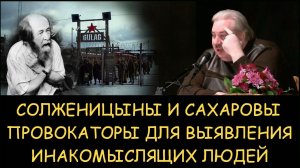 ✅ Н.Левашов. Солженицыны и Cахаровы - провокаторы для выявления инакомыслящих людей