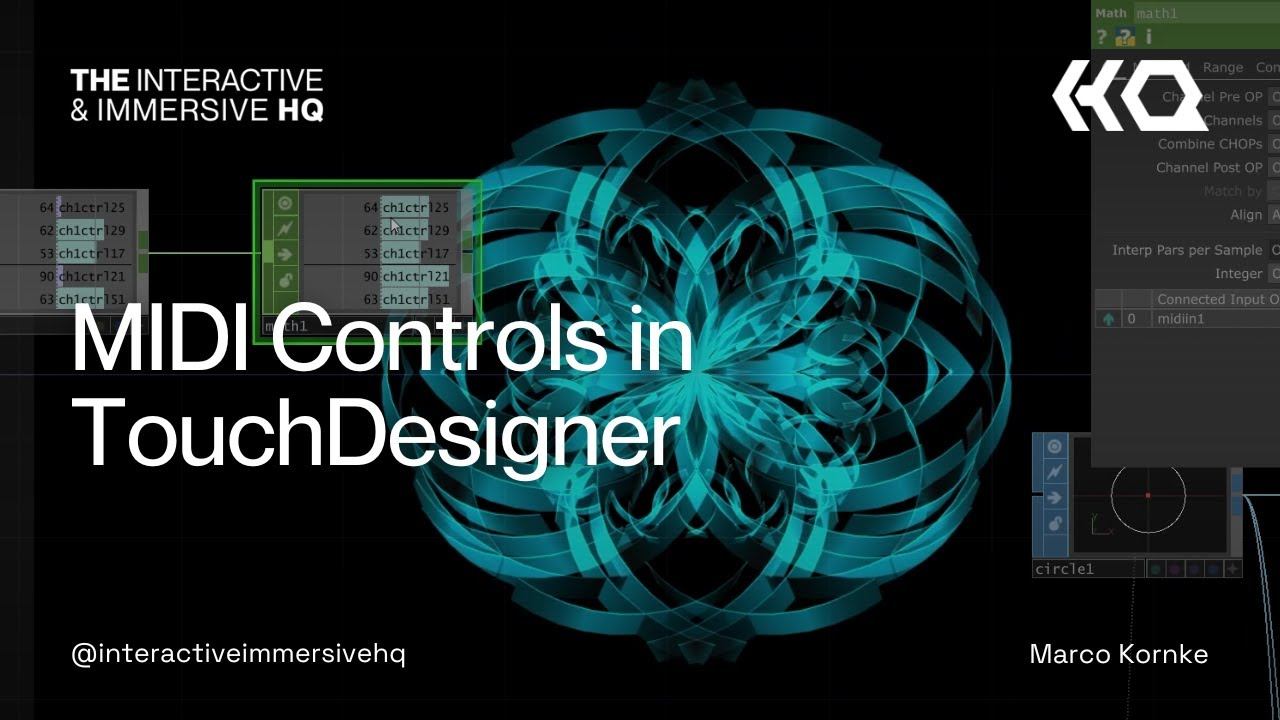 MIDI Controls in TouchDesigner смотреть онлайн