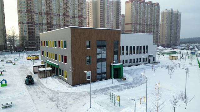 ЖК «Новая Алексеевская роща» — съёмка с воздуха январь 2026 смотреть онлайн