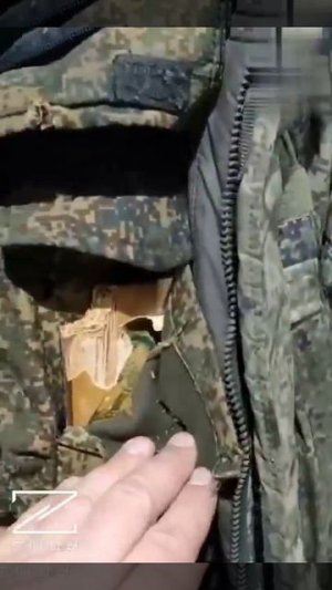 Жизнь российского солдата спасла  православная икона, которую он носил в нагрудном кармане