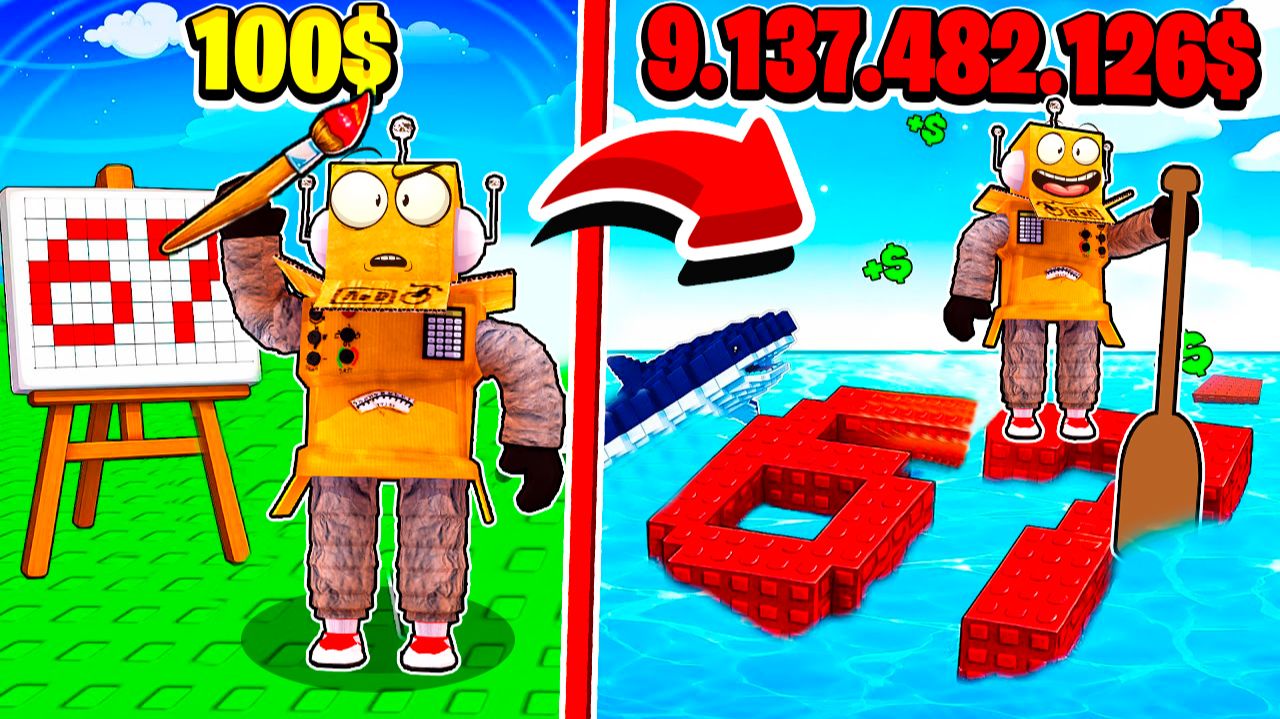 НАРИСУЙ ПЛОТ ЧТО БЫ СБЕЖАТЬ и ВЫЖИТЬ 😱 ROBLOX смотреть онлайн