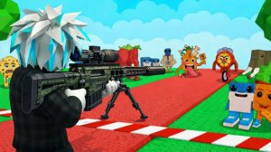 ОХОТА НА БРЕЙНРОТОВ С ОГРОМНОЙ СНАЙПЕРСКОЙ ВИНТОВКОЙ В РОБЛОКСЕ! ROBLOX Snipe A Brainrot