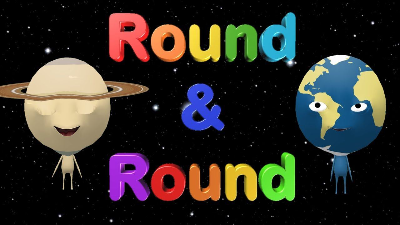 Round and Round Planets in Space goes round and round | Solar System | Nursery Rhymes Songs смотреть онлайн