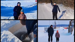 С внуком готовим обед, внук блогер. Вода из ПРОРУБИ.