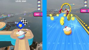 Going Balls  Super Speed run Gameplay New Update Level 2069 to 2072 Race Banana frenzy