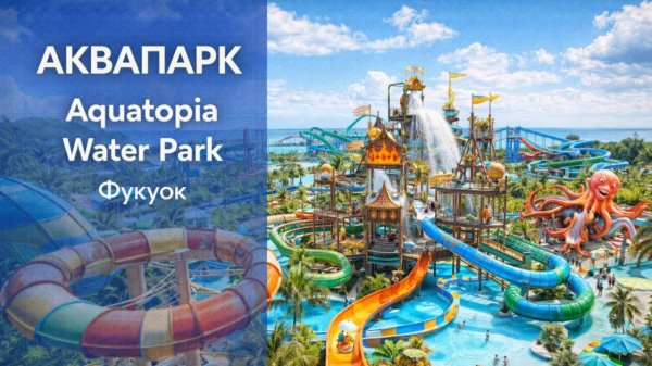 Aquatopia Water Park | Аквапарк Мечты на Фукуоке: Как добраться и что ждёт внутри ?