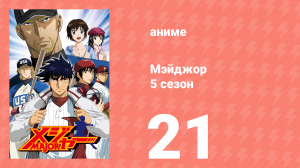 Мэйджор 5 сезон 21 серия «С пользой делу» (аниме-сериал, 2009)