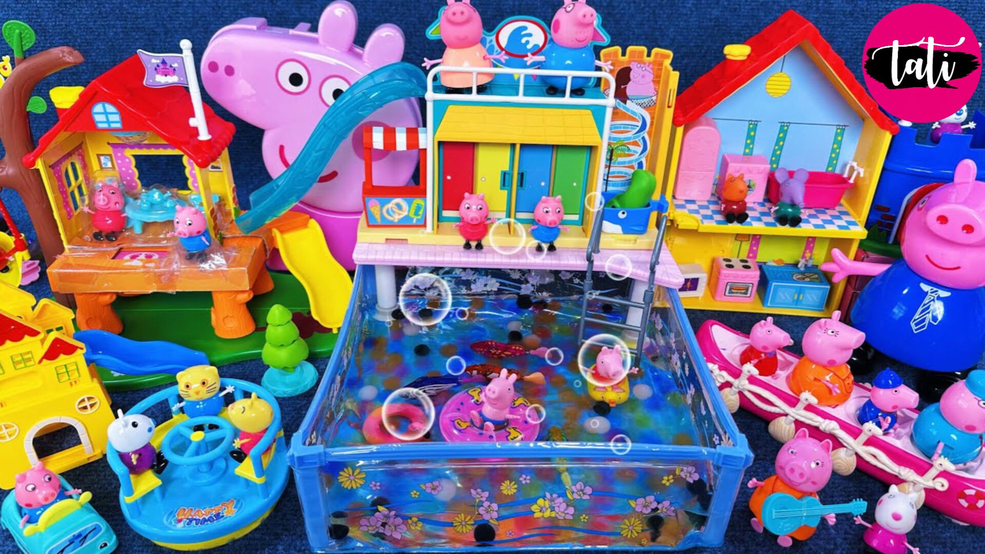 Свинка Пеппа. Залипательное видео для детей. Распаковка. Игрушки, куклы, машинки. ASMR АСМР смотреть онлайн