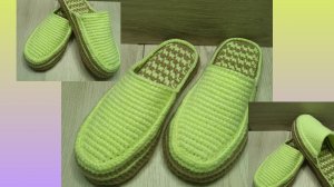 ✨Женские тапочки крючком. ✨02.2026
