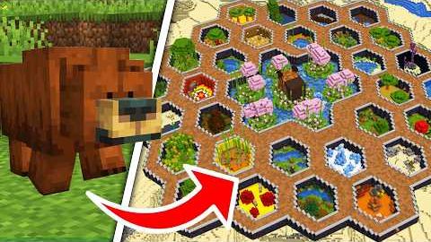 Я Построил Зоопарк для НАСТОЯЩИХ животных в майнкрафт смотреть онлайн