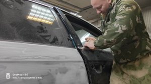 Volkswagen passat B6 как снять бархотку передней двери.