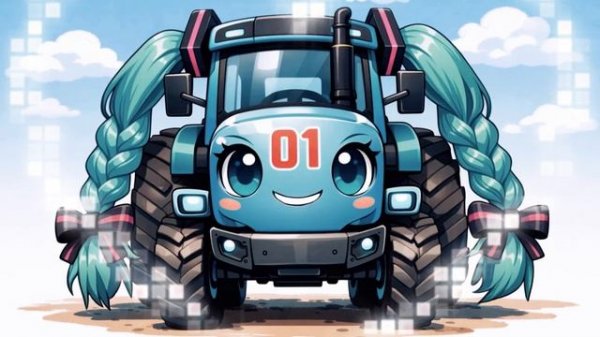 Mikutractor #jpop #electronic #cute #miku #parody