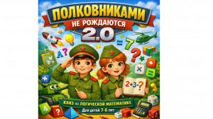 Логический квиз "Полковниками не рождаются. 2.0" для детей 7-8 лет