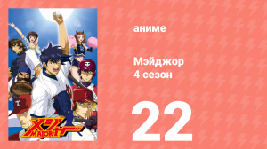 Мэйджор 4 сезон 22 серия «Шаг судьбы» (аниме-сериал, 2008)