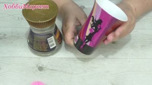 Из старой чашки делаю вазу для цветов. ХоббиМаркет