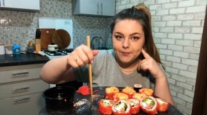 Mukbang ASMR|Подписывайтесь на канал🍣✨ 💜✨