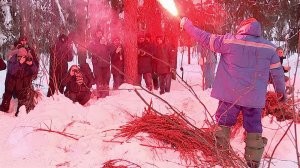 В экстремальных условиях экипаж МКС проводит тренировку по выживанию.