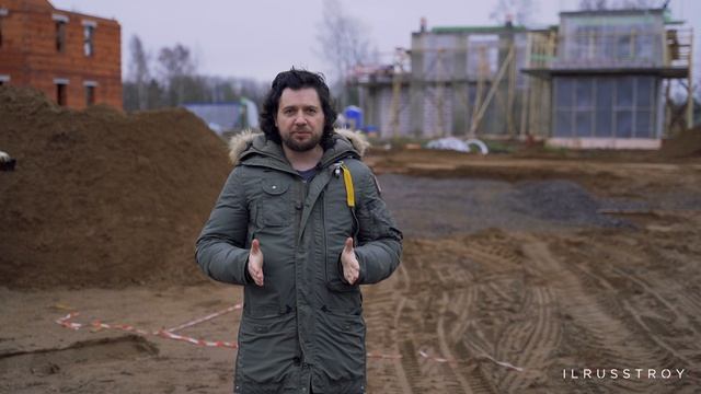 Начало строительства дома по проекту Петергоф